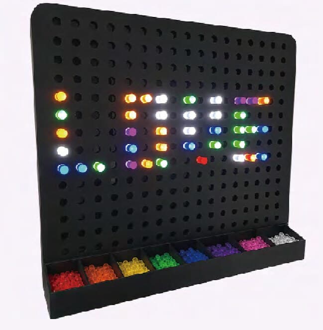 Interactive light panel for sensory exploration
